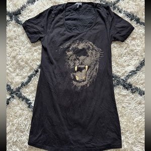 Kendall and Kylie mini dress with and open lower back and is a size L